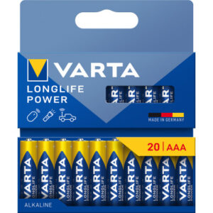 VARTA Batterie Longlife Power 4903121720 AAA/LR03, 20 Stück