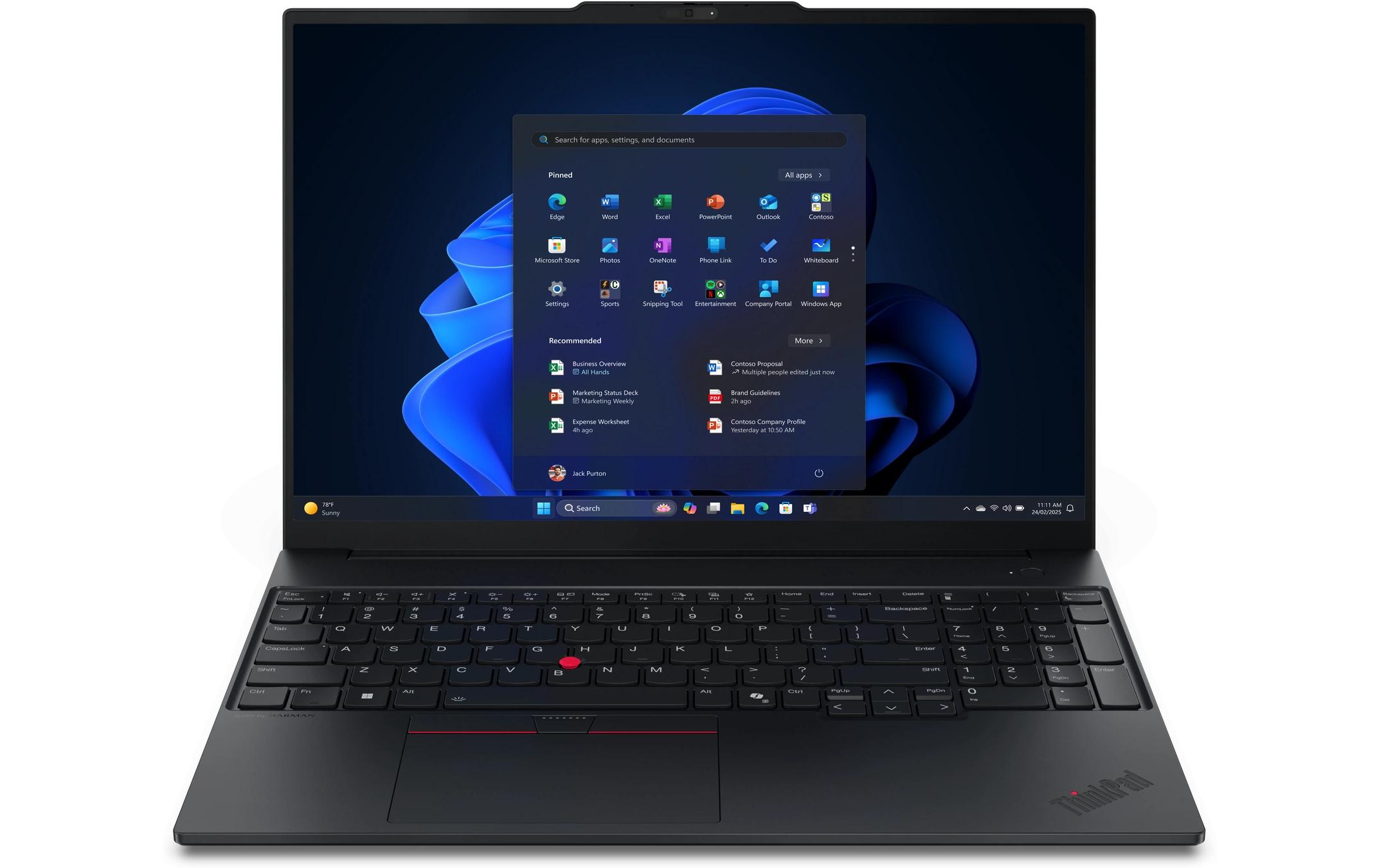 Lenovo Notebook ThinkPad E16 Gen 3 (AMD) (16" WUXGA, 32GB, 1TB SSD)