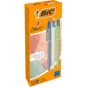 BIC Kugelschreiber 4 Colors 0.32mm 303301 Mineral Tones, assortiert