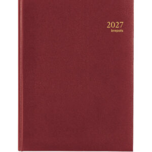 BREPOLS Agenda Timing Lima 2027 26.3.1337 1W/2S bordeaux 17.1x22cm