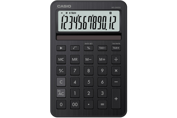 CASIO Taschenrechner MS-200DQ schwarz