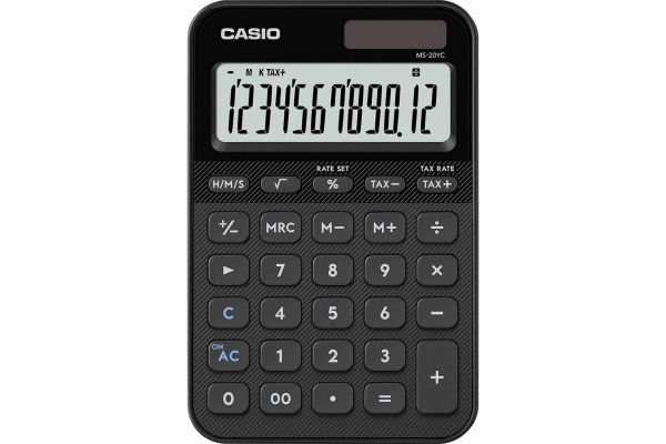 CASIO Taschenrechner MS-20YC schwarz