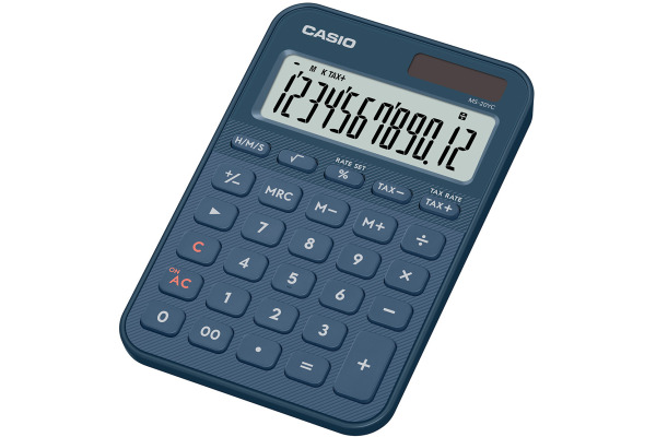 CASIO Taschenrechner MS-20YC dunkelblau – Bild 2