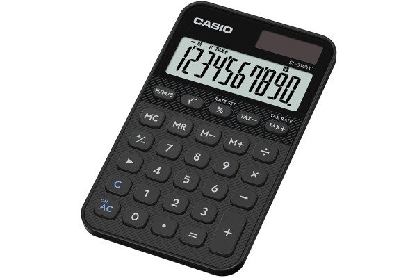 CASIO Taschenrechner SL-310YC schwarz – Bild 2