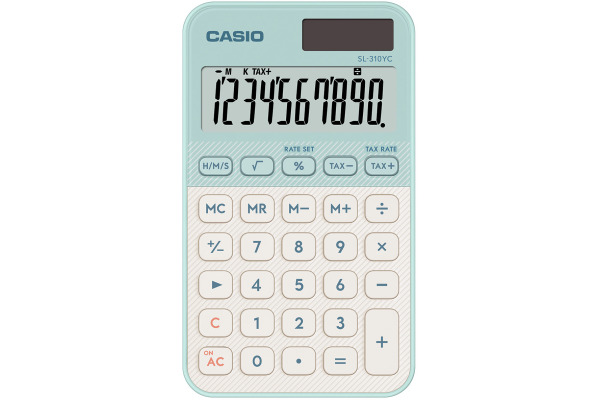 CASIO Taschenrechner SL-310YC hellgrün