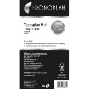 CHRONOPLA Ersatz Tagesplan 2027 50247Z.27 1T/1S Midi
