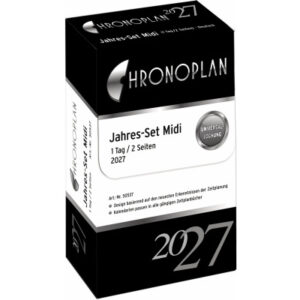 CHRONOPLA Jahres-Set Tagesplan 2027 50537Z.27 1T/1S Midi