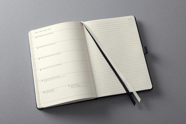 CONCEPTUM Wochennotiz-Kalender 2027 C2724 1W/2S schwarz 13.5x21cm – Bild 2
