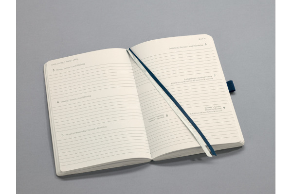 CONCEPTUM Wochenkalender 2027 C2732 1W/2S dunkelblau 13.5x21cm – Bild 2