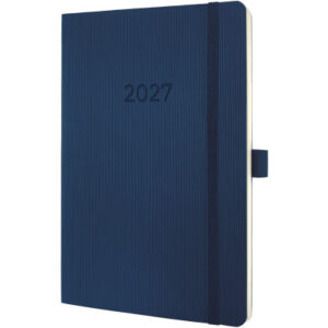 CONCEPTUM Wochenkalender 2027 C2732 1W/2S dunkelblau 13.5x21cm