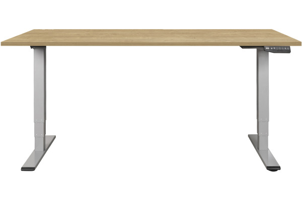 CONTINI Bürotisch ET225E 200x90cm 112180 Eiche/grau – Bild 2