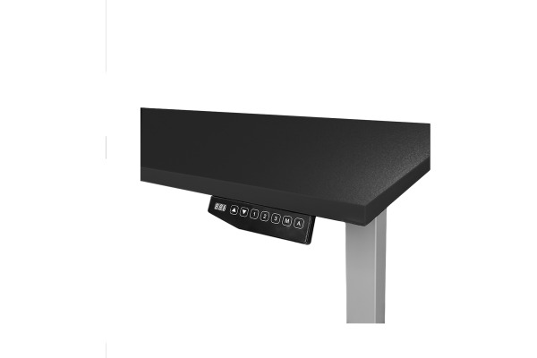 CONTINI Bürotisch ET225E 180x80cm 112183 schwarz/grau – Bild 3