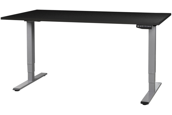 CONTINI Bürotisch ET225E 180x80cm 112183 schwarz/grau