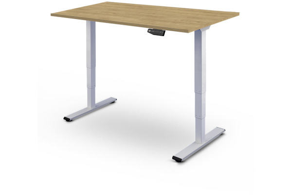 CONTINI Bürotisch ET225E 140x80cm 112378 Eiche/weiss