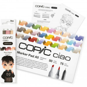 COPIC Marker Ciao Layer & Mix 220750211 Starter Set, Warm Palette