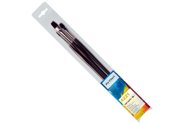 DA VINCI Künstlerpinsel-Set Top Acryl VA-4221_0 Grösse ass., Synthetik 3 Stück