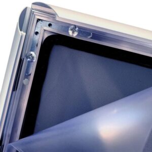 DEFLECTO Klapprahmen wasserdicht A3 SFA3SWP silber 34.2x62.2cm
