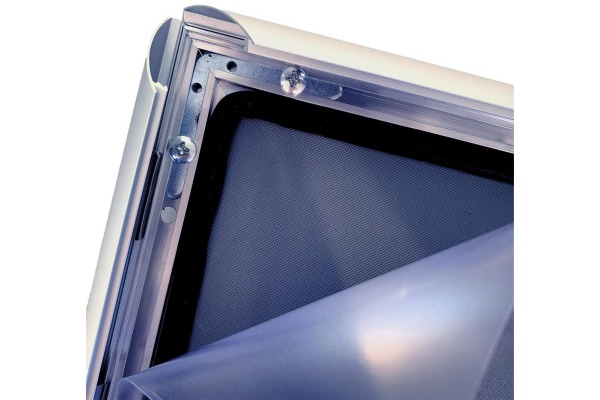 DEFLECTO Klapprahmen wasserdicht A3 SFA3SWP silber 34.2x62.2cm