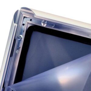 DEFLECTO Klapprahmen wasserdicht A4 SFA4SWP silber 28x35cm