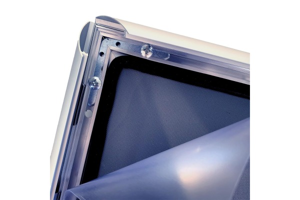 DEFLECTO Klapprahmen wasserdicht A4 SFA4SWP silber 28x35cm