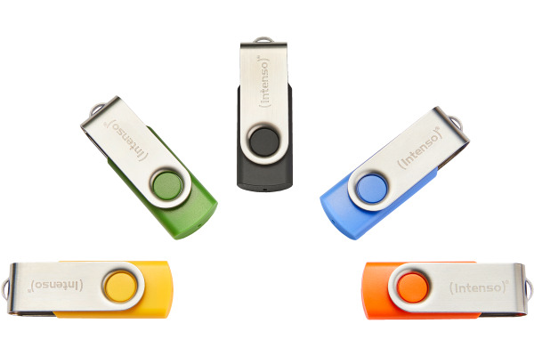 INTENSO USB-Stick Basic Line 5x8GB 3503565 UBS 2.0 Multipack – Bild 3
