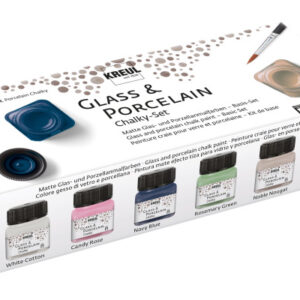 KREUL     Glas-Porzellanmalfarben KR-16602  Chalky                  6x20ml