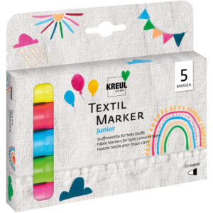 C. KREUL  Textilmarker Junior      2-4mm KR-90719  Junior            5 Stück ass.