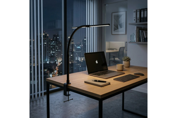 LUXULA Tischleuchte LX700155 schwarz, dimmbar – Bild 2