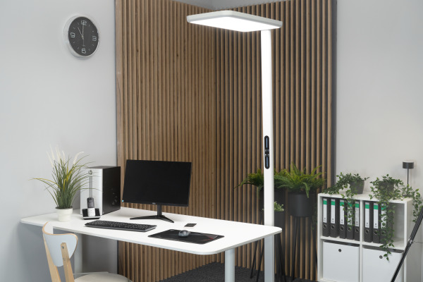 LUXULA Stehleuchte LX700191 weiss, dimmbar – Bild 4