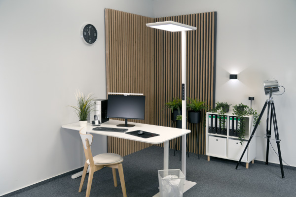 LUXULA Stehleuchte ECO Line LX700193 weiss, dimmbar – Bild 4