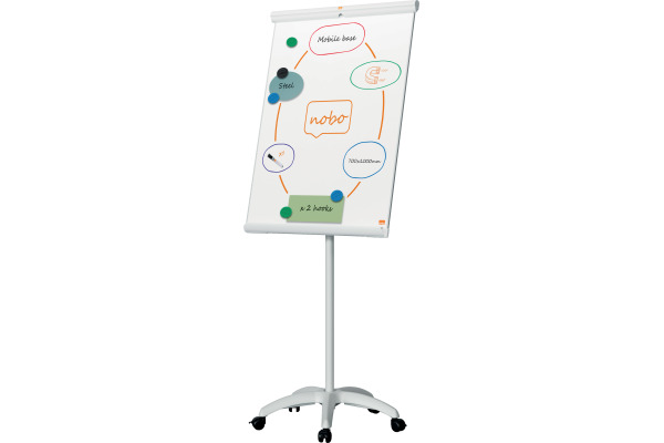 NOBO Flipchart PremiumPlus 70x100cm 1915701 grau, Mobil