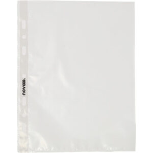 NOVOOO Zeigetasche PP 60my A5 071-5449 transparent, genarbt 50 Stk.