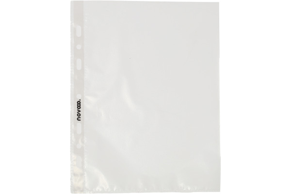 NOVOOO Zeigetasche PP 60my A5 071-5449 transparent, genarbt 50 Stk.