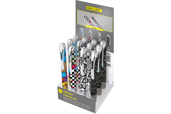 ONLINE Füllhalter College M 12665/12 PET, assortiert 12 Stück