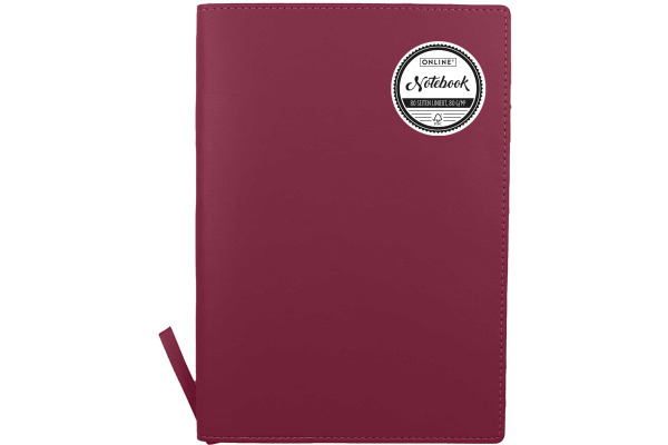 ONLINE Notizbuch Soft Cover A5 16002 wild berry, liniert 80 Blatt