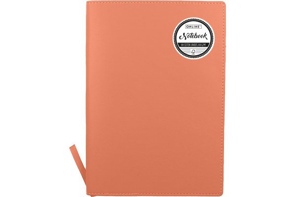 ONLINE Notizbuch Soft Cover A5 16003 apricot, liniert 80 Blatt
