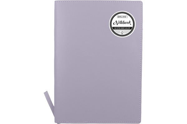 ONLINE Notizbuch Soft Cover A5 16006 lilac, liniert 80 Blatt