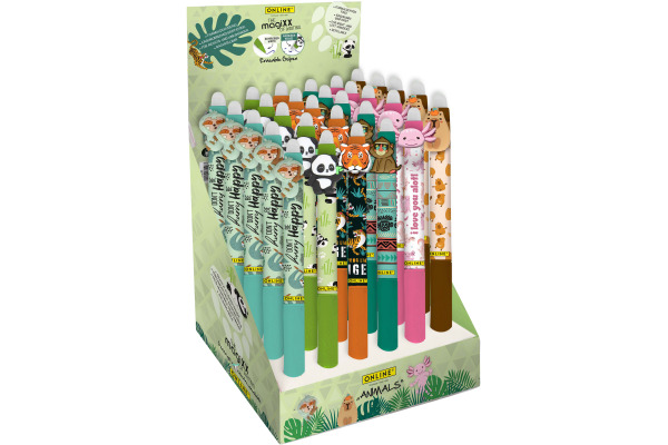 ONLINE Gelpen Magixx 0.7mm 35525/30 Fun Animals, ass. 30 Stück