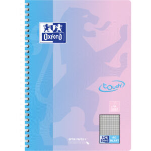 OXFORD Spiralheft Touch B5 400206991 ass. kariert 80 Blatt