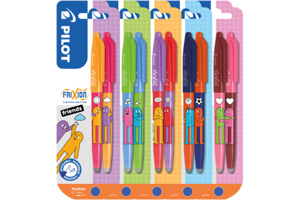 PILOT Frixion Ball Friends-Set 0.7mm 150.60098 assortiert 2 Stück
