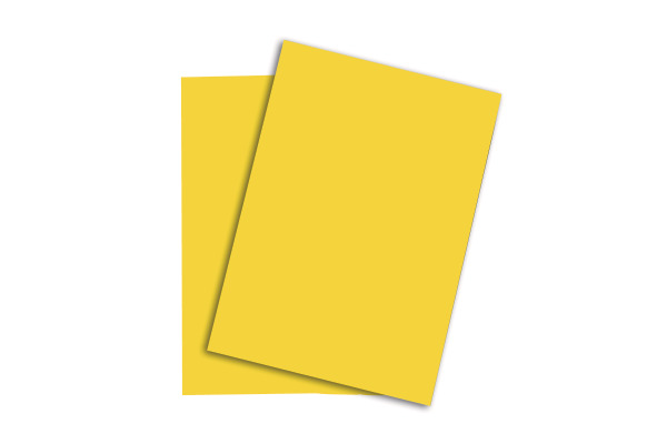 RAINBOW Papier intensivgelb/18 A4 88043100 intensivgelb, 120g 250 Blatt
