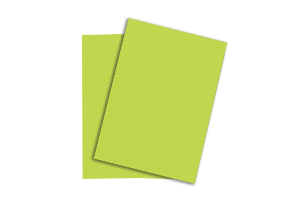 RAINBOW Papier leuchtend grün/74 A4 88043138 leuchtend grün, 160g 250 Blatt