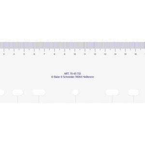 RIDOIDE Timing 1 Tagesanzeiger 7065732 transparent 8.1x22.5cm