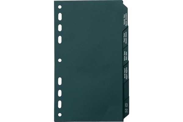 RIDOIDE Timing 1 Hauptregister 7065802 schwarz 6-teilig 17.6x21.7cm