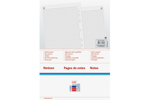 RIDOIDE Timing 3 Notizen kariert 7067451 32 Blatt 7.6x12.7cm – Bild 2