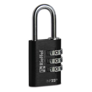 RIEFFEL Zahlenschloss Nr.22 30mm A10530 schwarz