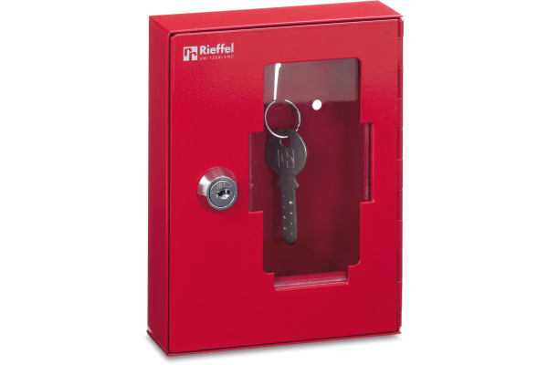 RIEFFEL Notschlüsselkasten A15166 rot, 152x120x38mm