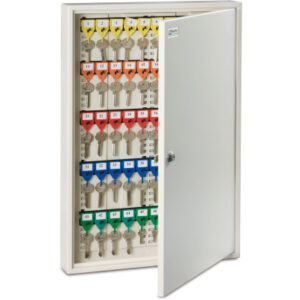 RIEFFEL Schlüsselkasten KyStor weiss A15617 55×38×6,5cm 100 Haken
