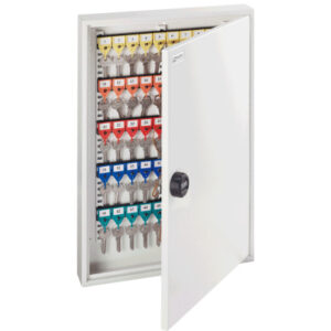 RIEFFEL Schlüsselkasten KyStor grau A15618 55x38x6,5cm 100 Haken