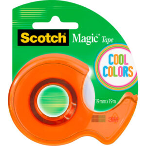 SCOTCH Dispenser Cool Color 19mmx19m 122-COL 4 Farben ass.